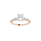 Oval Moissanite Solitaire Engagement Ring - Moments Jewellery