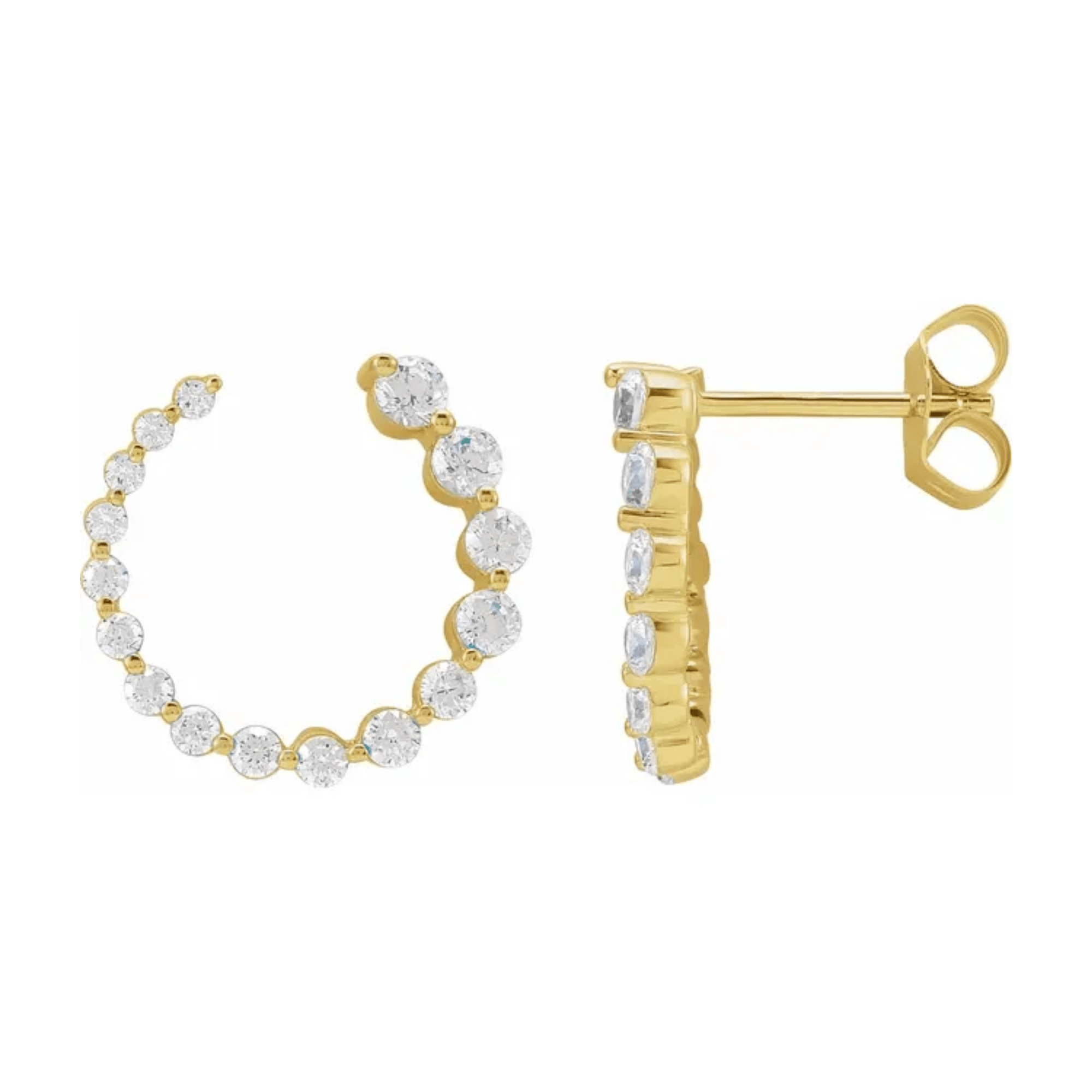 Diamond Orbit Earrings - Moments Jewellery