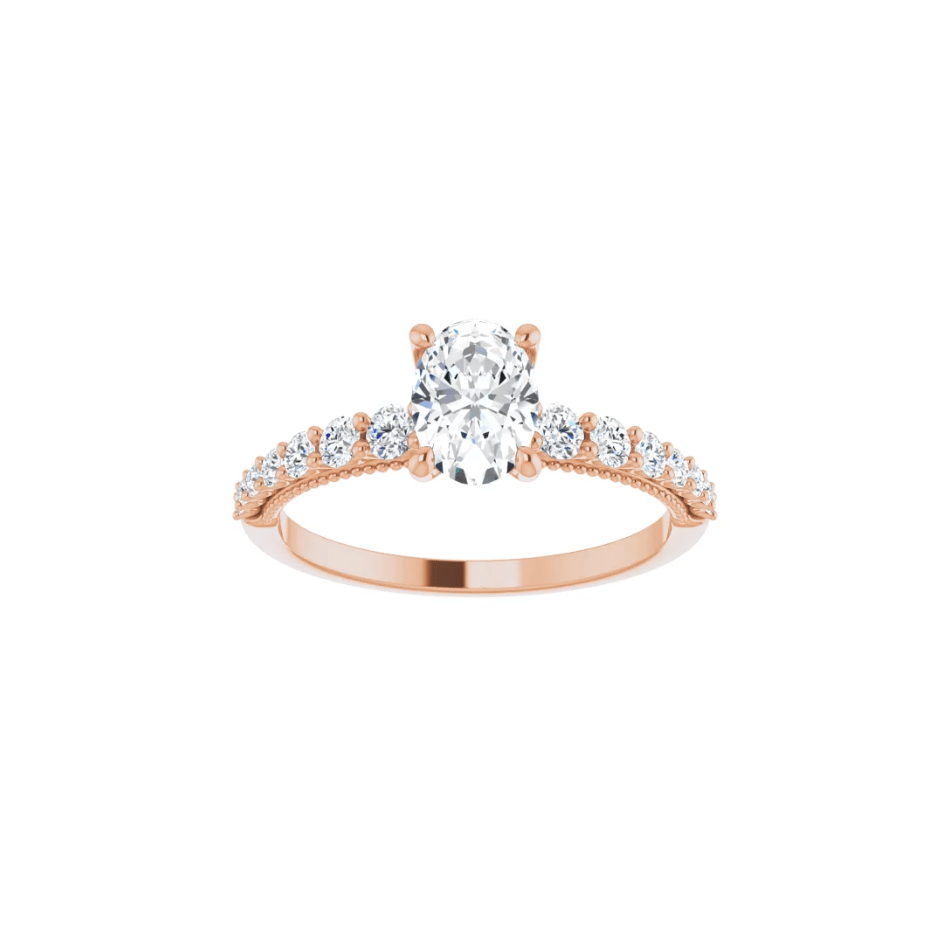 Oval Solitaire Engagement Ring - Lab Diamond - Moments Jewellery