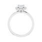Moissanite Halo Engagement Ring - Moments Jewellery