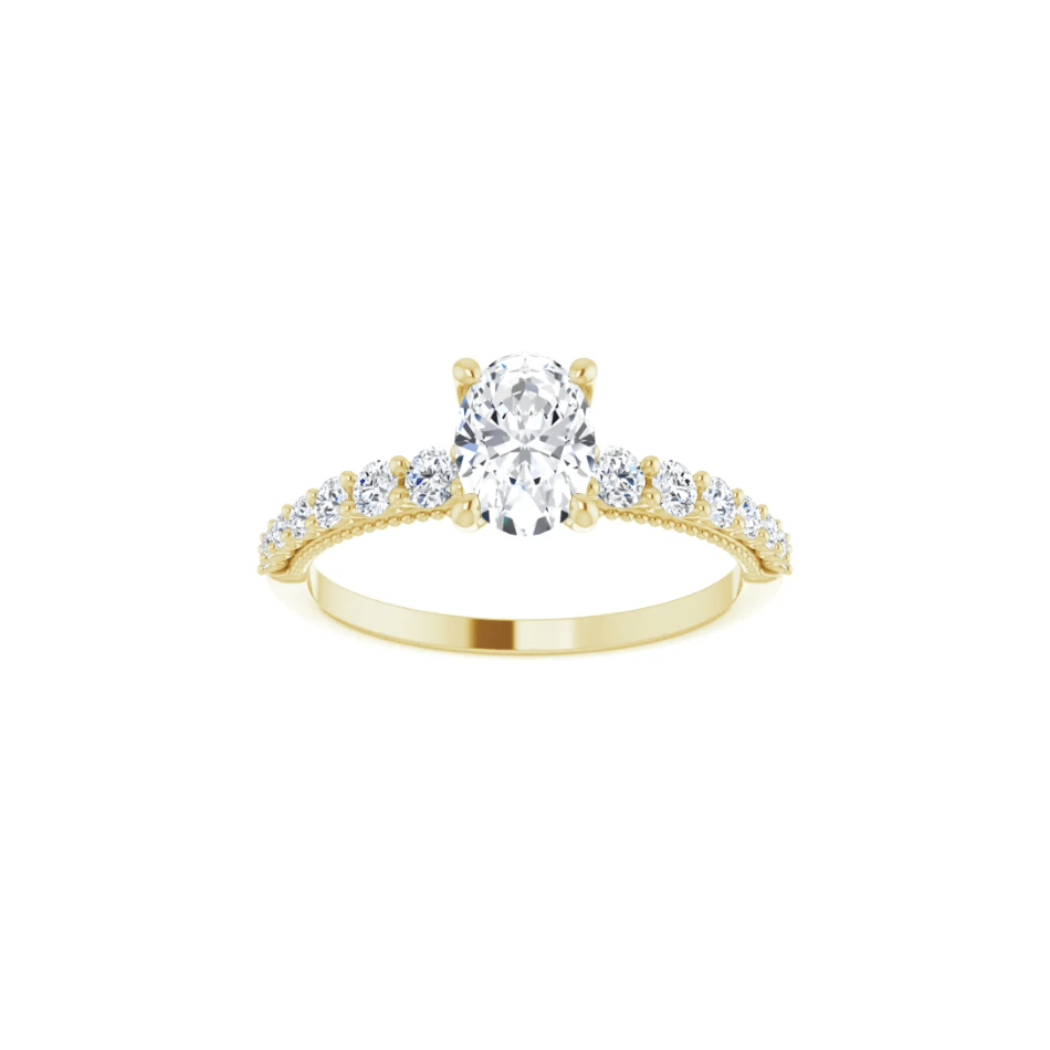 Oval Solitaire Engagement Ring - Lab Diamond - Moments Jewellery