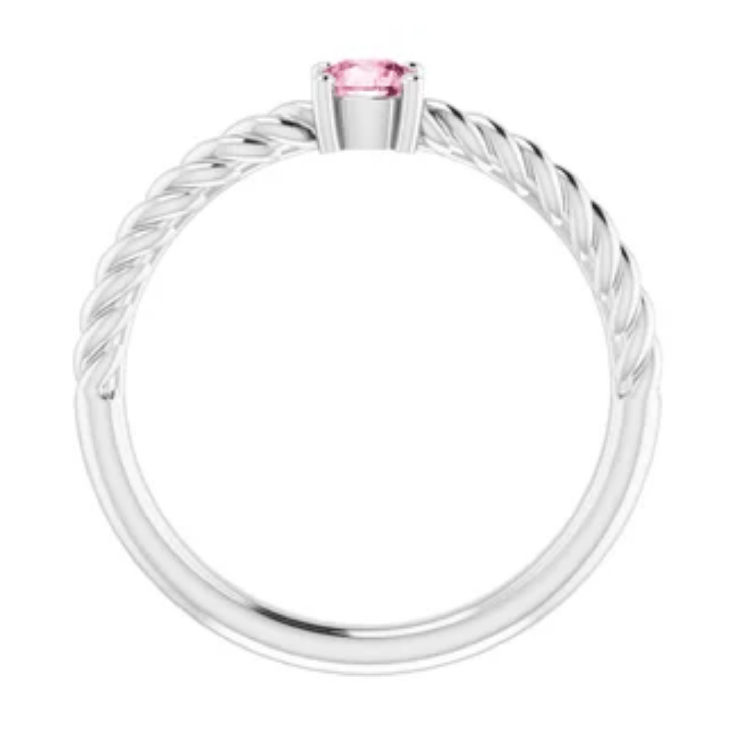 Tourmaline Rope Ring - Moments Jewellery