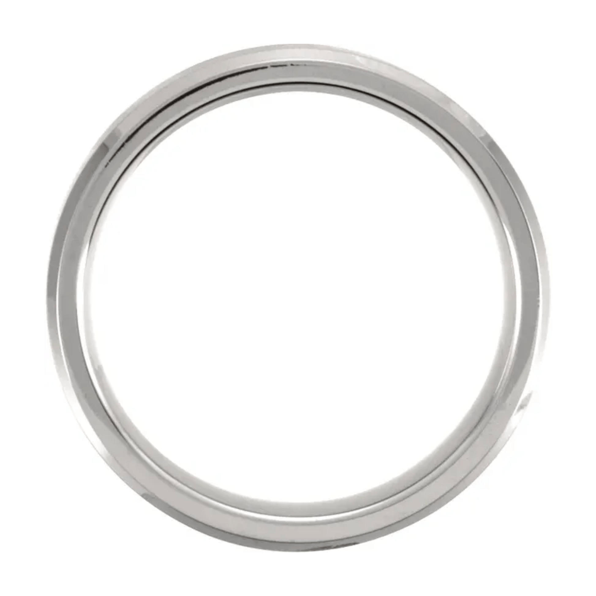 Titanium Bevel Edge Band - Moments Jewellery