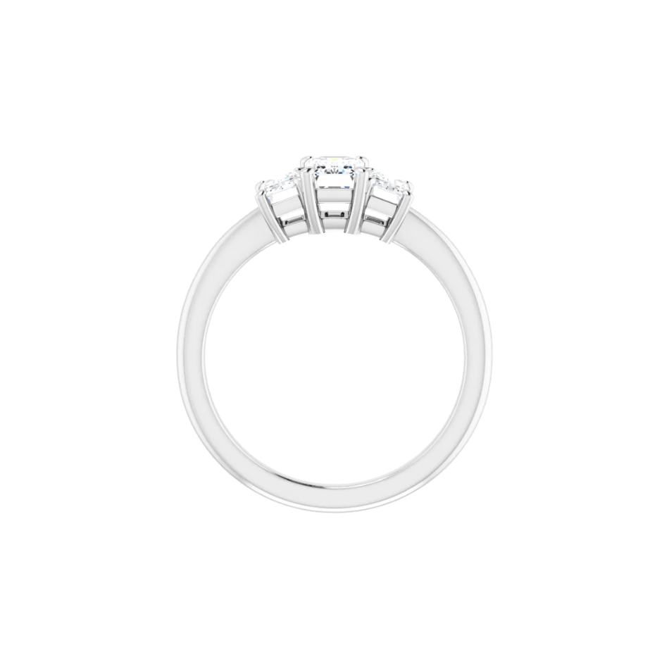 Emerald Trilogy Diamond Ring - Moments Jewellery