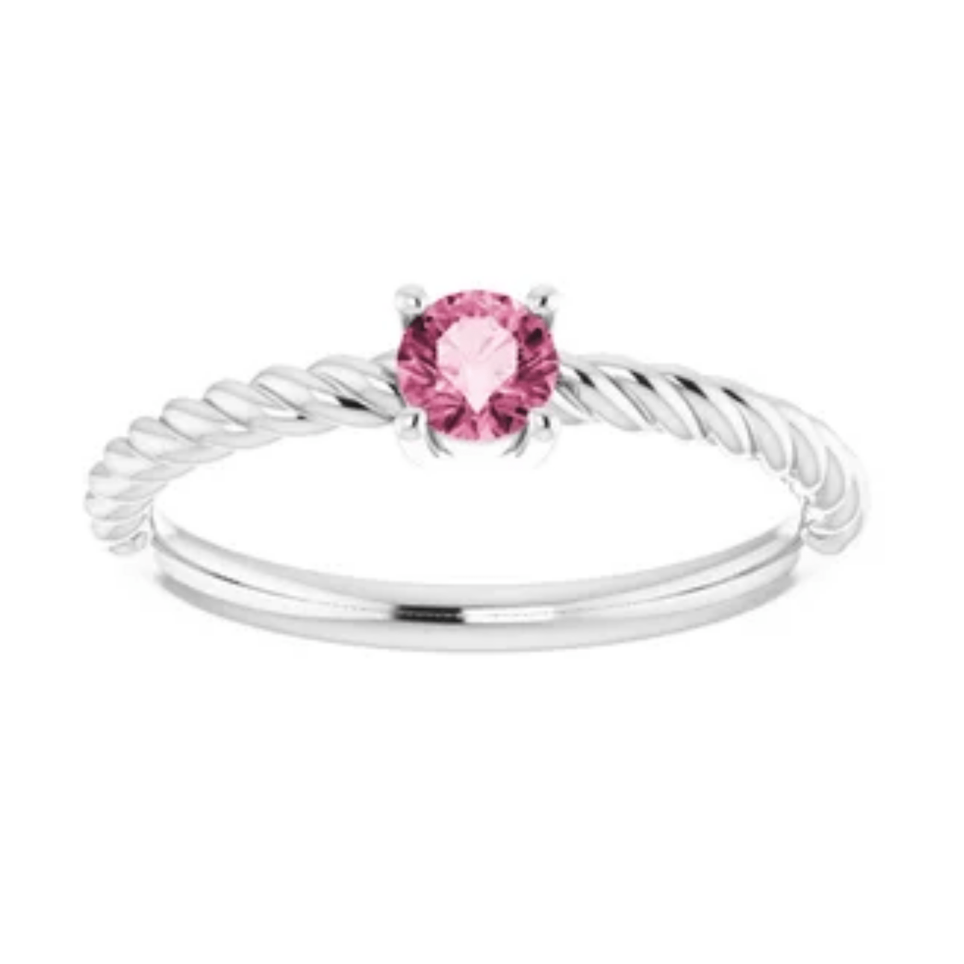 Tourmaline Rope Ring - Moments Jewellery