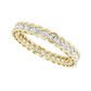 Moissanite Bezel Eternity Ring - Moments Jewellery