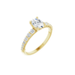 Oval Solitaire Engagement Ring - Lab Diamond - Moments Jewellery