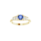 Tanzanite & Diamond Baguette Ring - Moments Jewellery