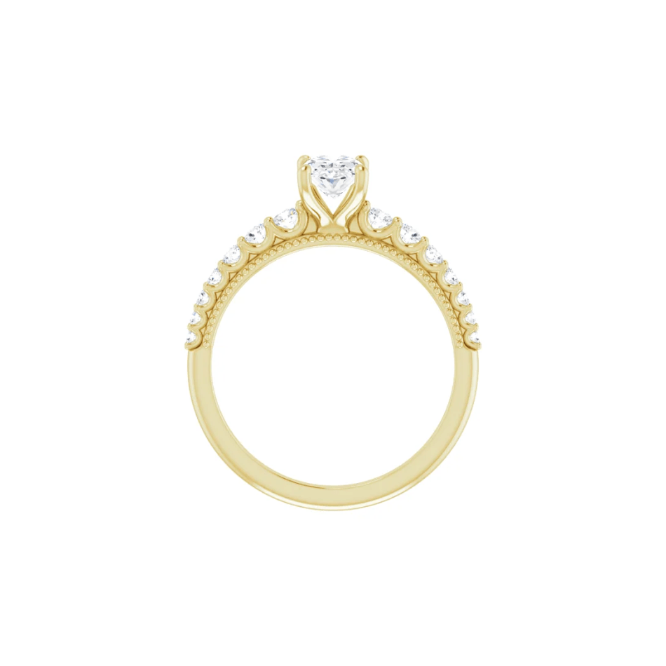 Oval Solitaire Engagement Ring - Natural Diamond - Moments Jewellery