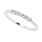 Diamond White Gold Ring - Moments Jewellery