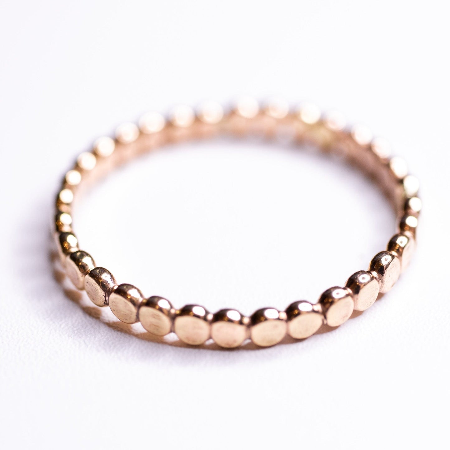 9ct Gold Circular Ring - Moments Jewellery