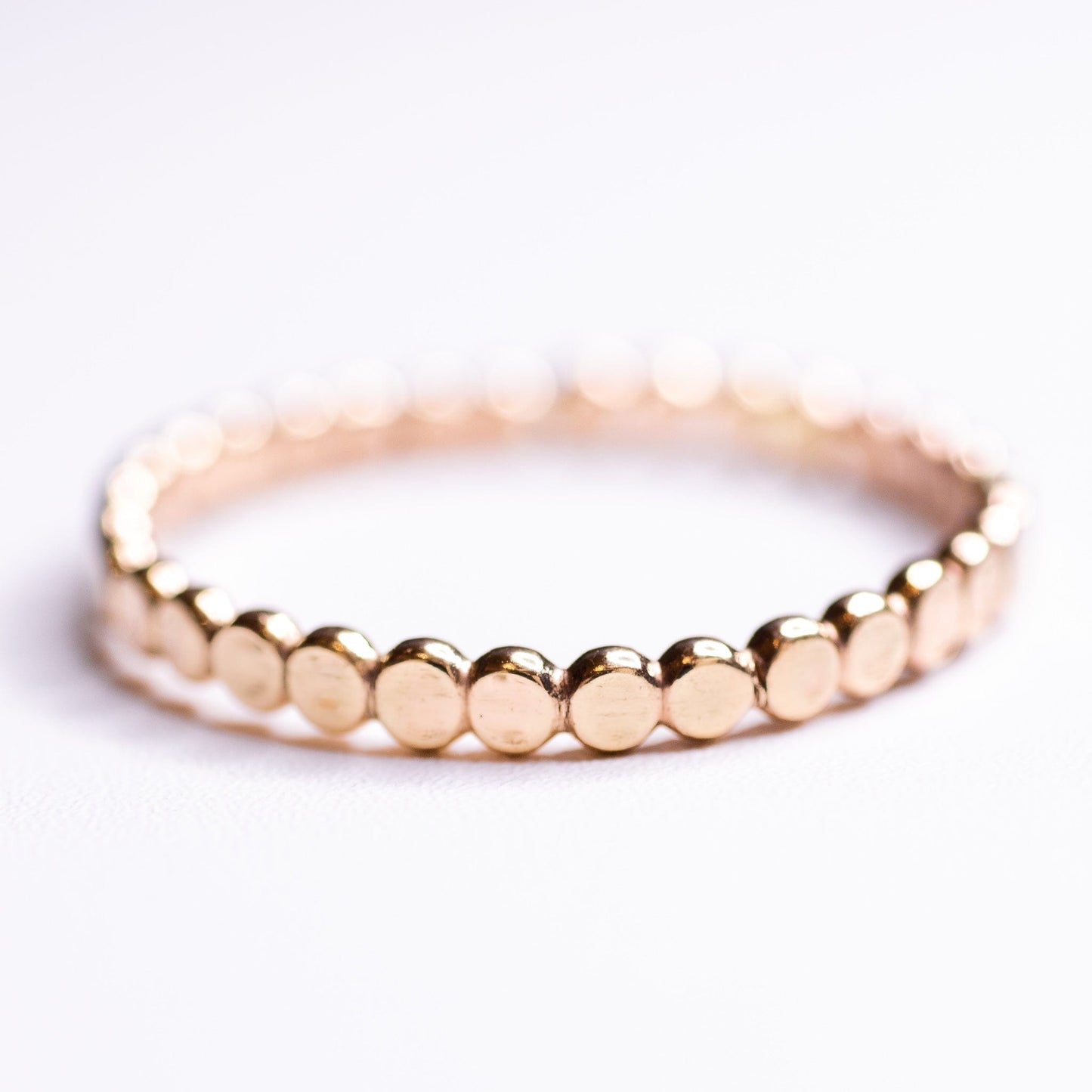9ct Gold Circular Ring - Moments Jewellery