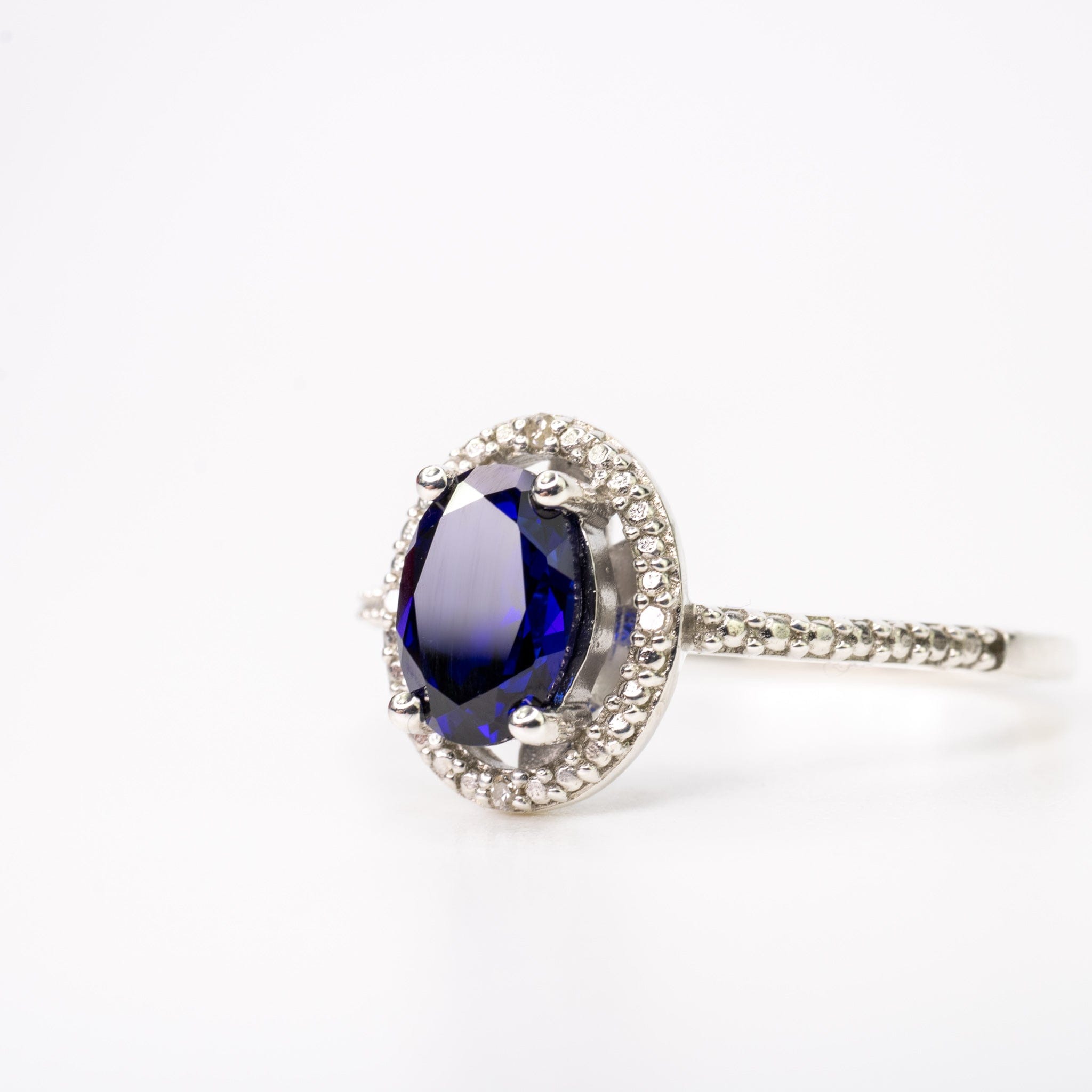 Sapphire &amp; Diamond Ring - Moments Jewellery