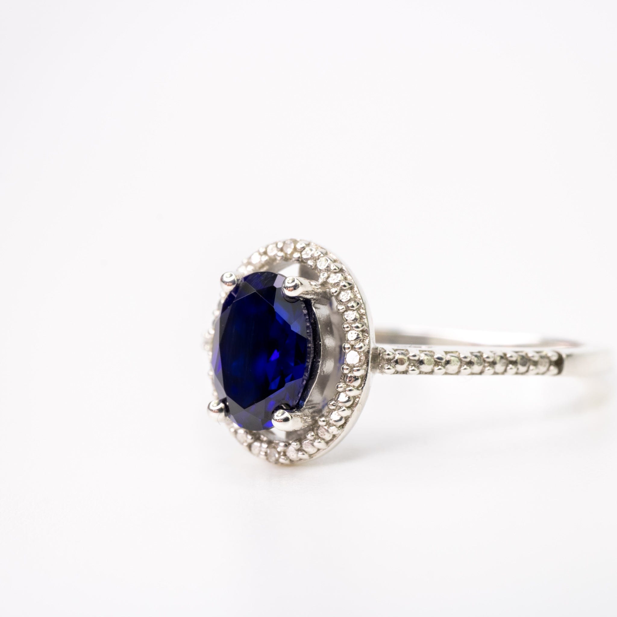 Sapphire &amp; Diamond Ring - Moments Jewellery