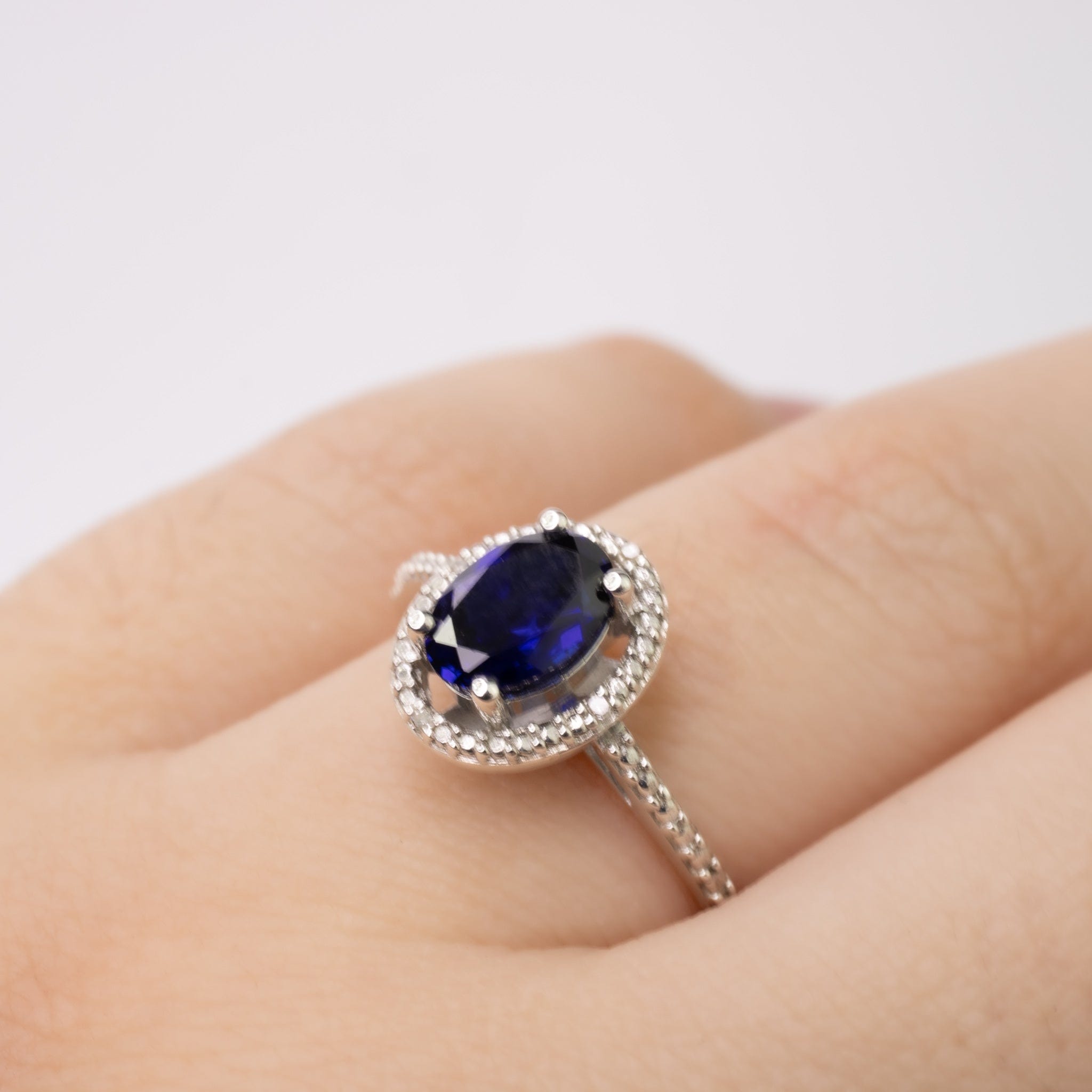 Sapphire &amp; Diamond Ring - Moments Jewellery