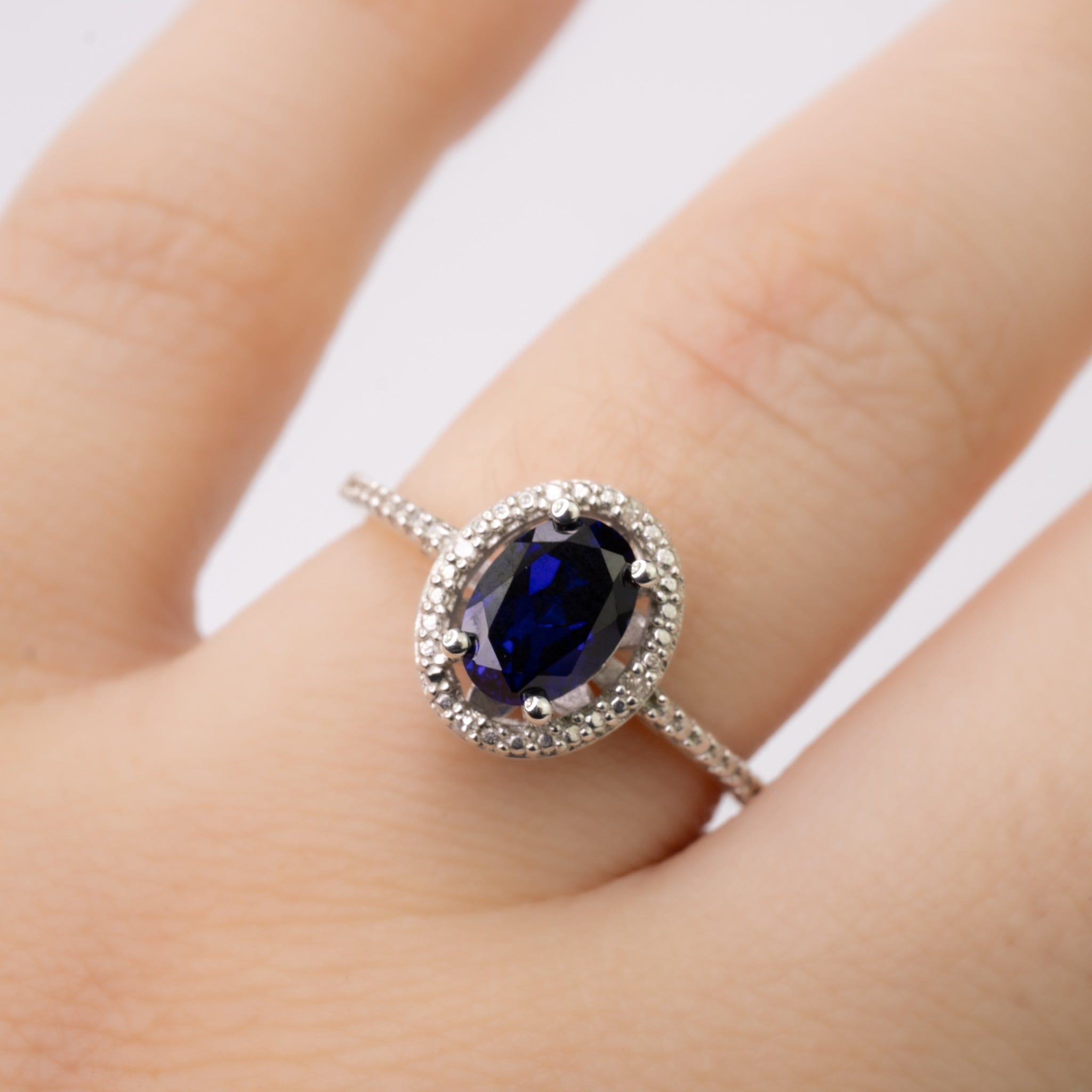 Sapphire &amp; Diamond Ring - Moments Jewellery